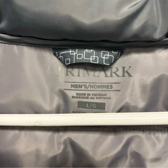 Trimark Men dark grey insulated puffer vest ,size L - Picture 6 of 9